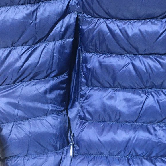 Rokka&Rolla Women's L 12-14 Navy Blue Lightweight Packable Down Puffer Jacket - Picture 6 of 15